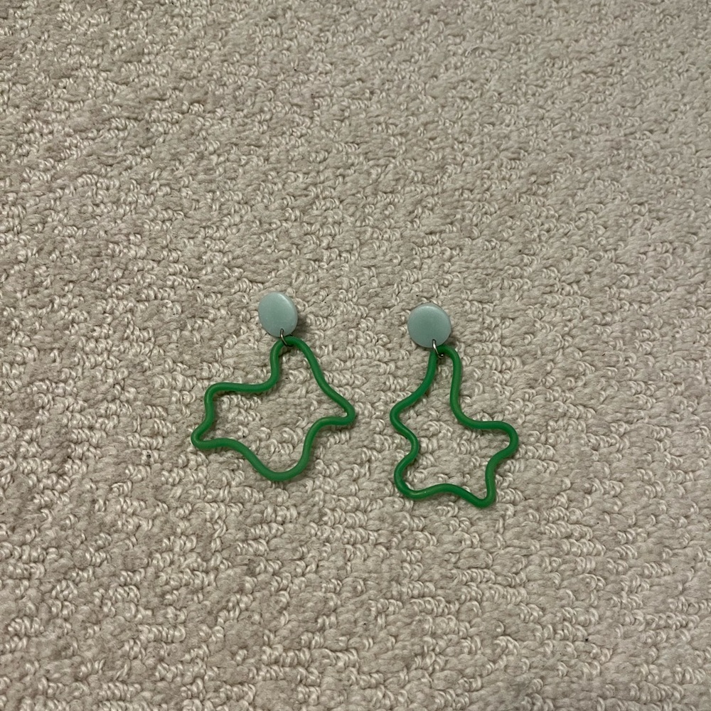 Abstract Clay Earrings